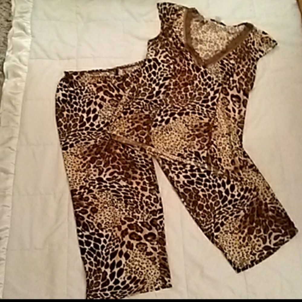 Leopard pajamas
